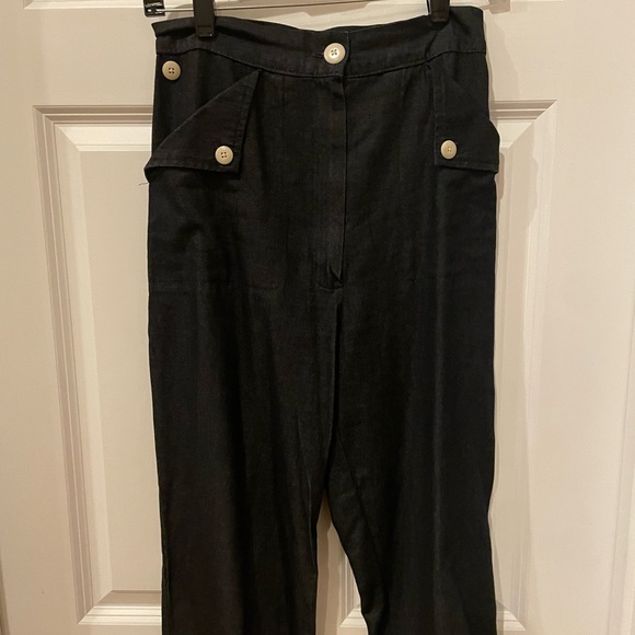 Ilana Kohn Huxie Pants in Denim Size 2 High Waisted Jeans - 100% cotton - Picture 2 of 7